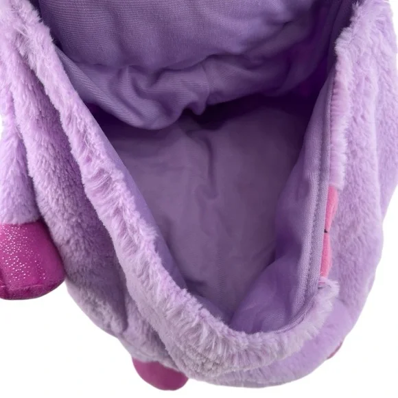 Tummy Stuffers Purple Plush Unicorn Jay@Play Storage Toy - Picture 5 of 6